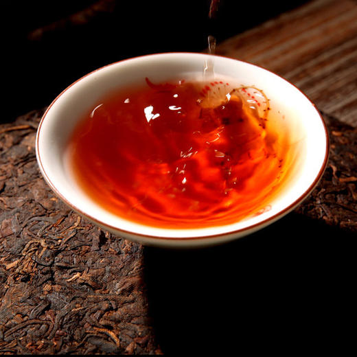 吉顺号 2012年《班章烈马》班章古树普洱茶熟茶357g 商品图5