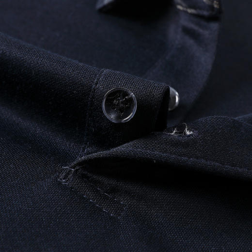 【拼色条纹】罗蒙polo衫男长袖春夏新款商务休闲通勤百搭男士t恤 商品图9