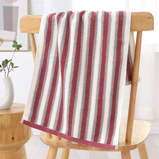 【彩条毛巾】彩条纹毛巾条纹毛巾全棉洗脸毛巾洗澡毛巾条纹款新品 商品图5