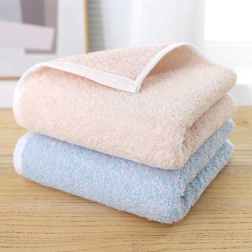 【色纺毛巾】纯色色纺毛巾全棉毛巾简约中厚款洗脸毛巾浴室毛巾 商品图0