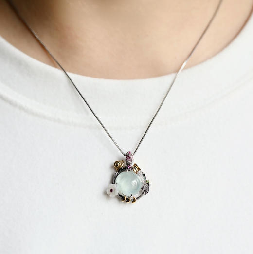 大自然的梦-翡翠高冰种小甲虫 商品图5