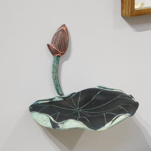 免钉壁挂式香皂盒仿古创意沥水皂盒置物架中式卫生间浴室肥皂碟 商品图3