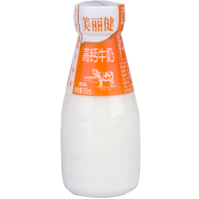 【3天后到店自提】美丽健鲜之道瓶装高钙巴氏鲜牛奶195mL
