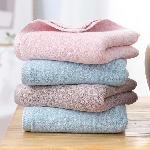 日式无印纯色竹纤维毛巾34X70cm A-4573 商品图9