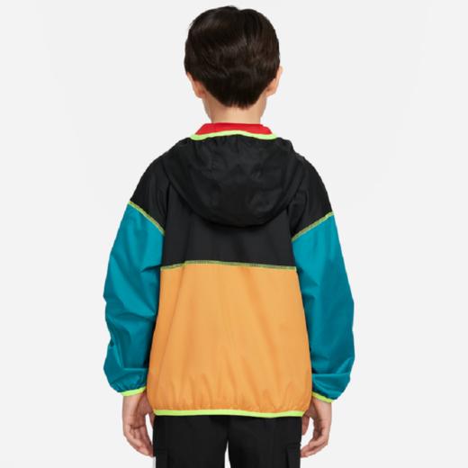 乔丹童衣男童装夹克春撞色梭织连帽风衣外套JD2212111 商品图1