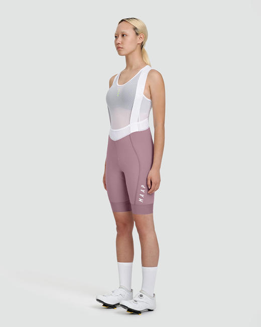 MAAP 女士 Team Bib Evo Raisin/White 骑行短裤 商品图0