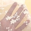 VEAO0059 春秋冬刺绣日系森蕾丝网布全棉绣花碎花围巾 商品缩略图3