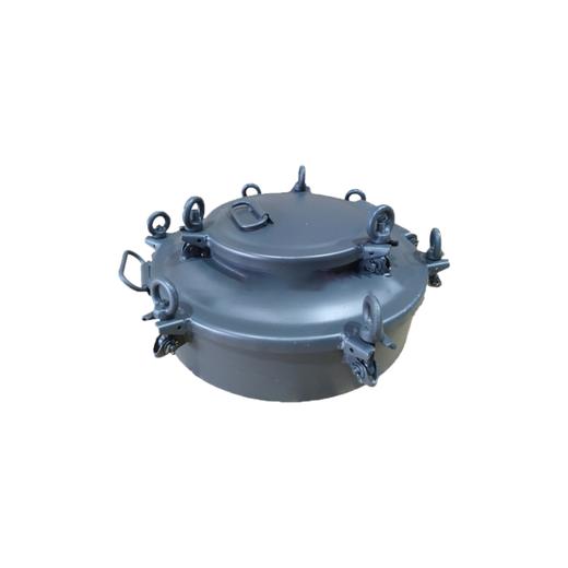 人孔盖 焊接口内径500MM 粉罐车普通型防爆型 商品图0
