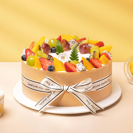 【新品推荐】甜蜜花环 2磅蛋糕 100%新鲜现做 免费配送 商品图0