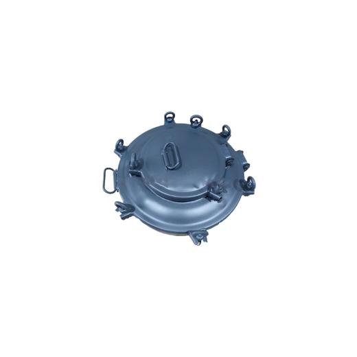 人孔盖 焊接口内径500MM 粉罐车普通型防爆型 商品图1