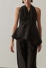 Viktoria Chan | SS22067 Chase halterneck stiff top [挂脖无袖上衣 黑 ] 商品缩略图7