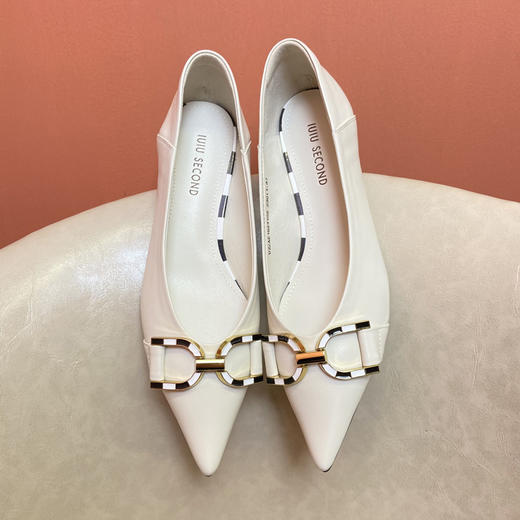 IUIU SECOND2022春季新款尖头细跟高跟鞋通勤时装鞋工作鞋 商品图2