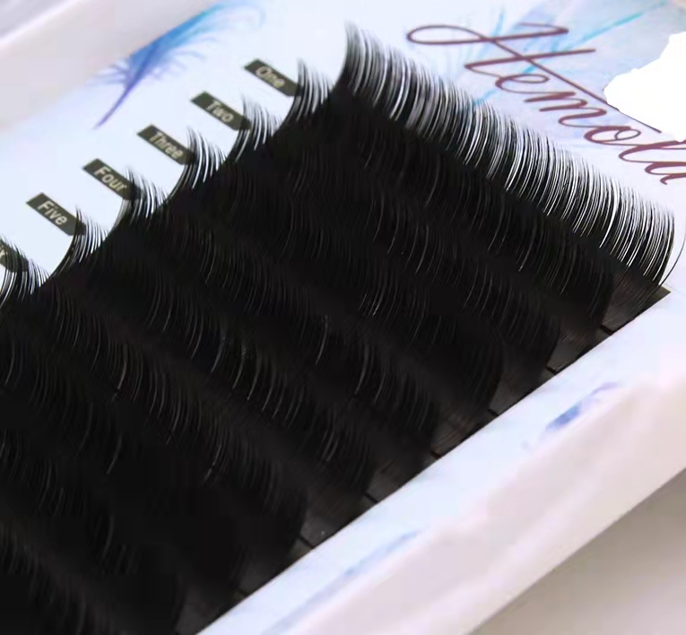 蚕丝蛋白圆毛嫁接睫毛 粗度0.10.0.12翘度B.C