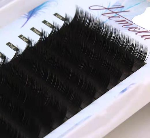 蚕丝蛋白圆毛嫁接睫毛 粗度0.10.0.12翘度B.C 商品图0