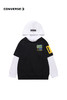 Converse/匡威童装春男女儿童假两件针织连帽套头卫衣CV2212114 商品缩略图4
