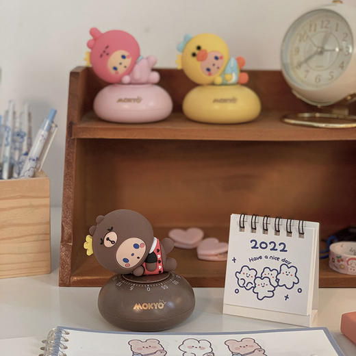 卡通计时器可爱少女心迷你闹钟定时器多功能学生自律提醒管理器 商品图8