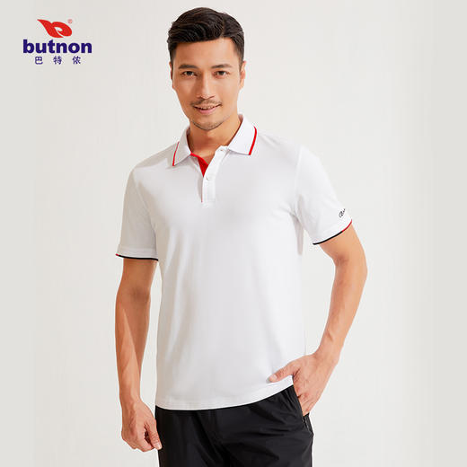 M2101巴特侬新款短袖t恤polo衫男短袖男士时尚透气纯色凉感 商品图4