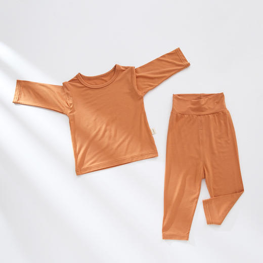 【弹柔轻薄 高腰护肚】婴儿套装莫代尔棉睡衣长袖 宝宝高腰护肚家居服 新生儿空调服 商品图11