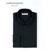 【夏季商务长袖特价】占姆士Jameskingdom男士春秋新品长袖衬衫中青年商务纯色蓝衬衣 商品缩略图3