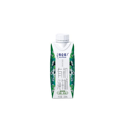 特仑苏有机纯牛奶全脂灭菌乳利乐梦幻盖250ml×10包（3.8g乳蛋白）4月零包 商品图0