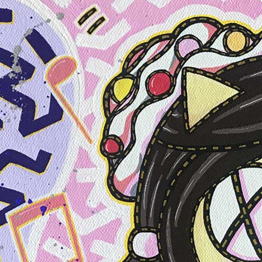 歪歪《pink love - 桂楚楚》画芯 商品图2