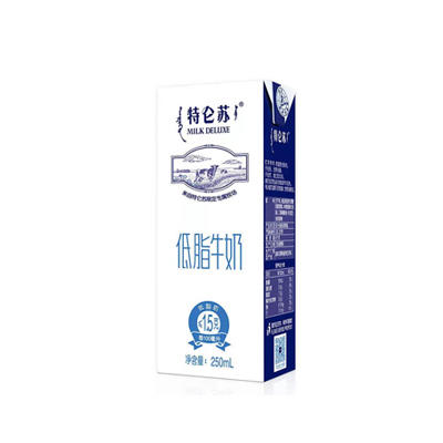 特仑苏低脂牛奶苗条装250ml×12盒  2月 商品图0