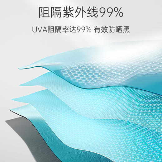 【重量仅240g 晴雨两用】左都烫金扁六折mini便携防晒遮阳伞 商品图3