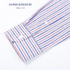 占姆士Jameskingdom男士休闲衬衣男长袖条纹春秋全棉衬衫新款 商品缩略图4