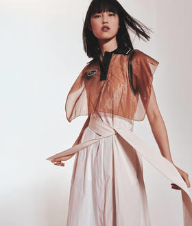 拼接无袖长连衣裙——EVENING2022春夏 新品上市