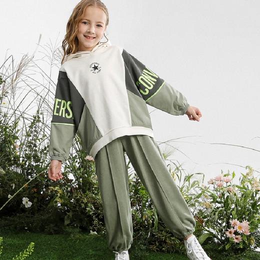 Converse匡威童衣春男女儿童舒适百搭针织衫连帽卫衣/裤子CV2212067/CV2212069 商品图1