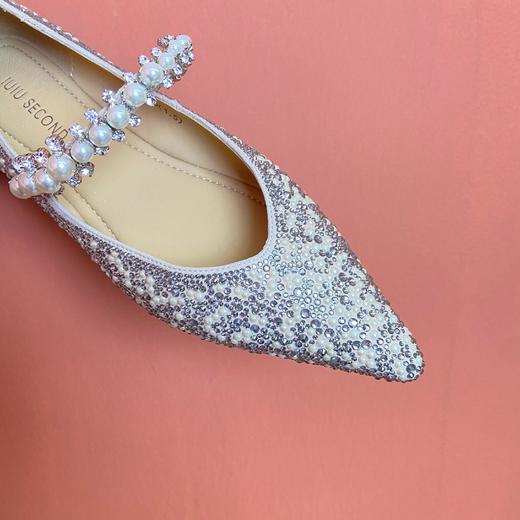 IUIU SECOND2022春季新款玛丽珍婚鞋精致仙女鞋伴娘鞋2022春季新款舒适平底U22AE17881 商品图2