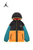 乔丹童衣男童装夹克春撞色梭织连帽风衣外套JD2212111 商品缩略图3