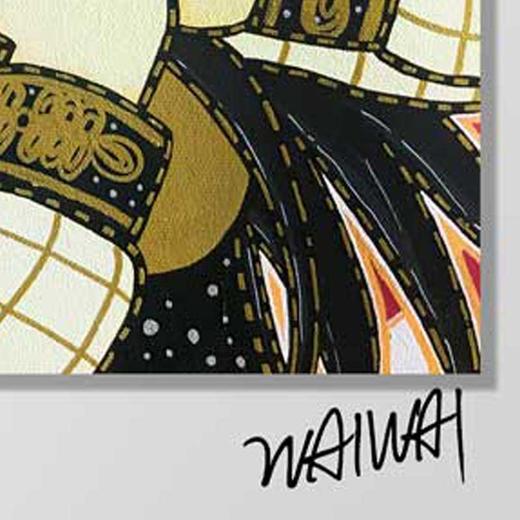 歪歪《pink love - 邹若男》画芯 商品图2