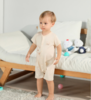 棉果果夏季彩棉男童女童短袖对开连体衣M201722122207 商品缩略图0