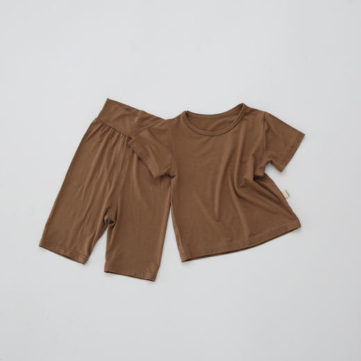 【高腰护肚 丝滑冰感 柔软透气】婴儿连体衣2022夏季新款莫代尔童装宝宝爬服哈衣 婴儿纯色家居服 商品图6