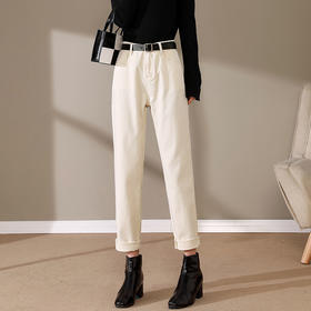 一条防水防污防油还巨遮肉的牛仔裤！穿白牛仔不显胖还耐脏~