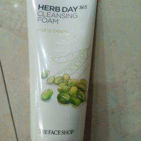 菲诗小铺草本绿豆泡沫洁面膏170g