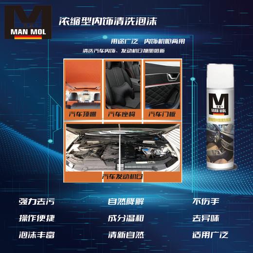 曼魔浓缩型内饰清洗泡沫（北高峰）【汽车服务月】 商品图1
