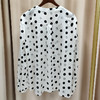 丁摩 春夏真丝衬衫V领桑蚕丝上衣别致大码上衣Q122012-DA499 商品缩略图2