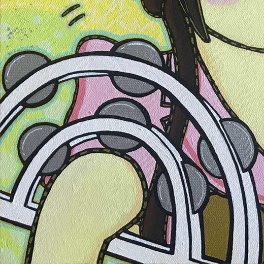 歪歪《pink love - 叶知恩》画芯 商品图2