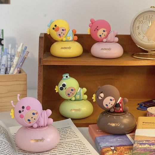 卡通计时器可爱少女心迷你闹钟定时器多功能学生自律提醒管理器 商品图7
