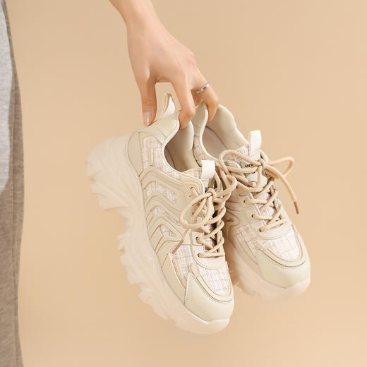 西村名物2022春新款商场同款小香风老爹鞋女运动鞋休闲板鞋X22AM16891 商品图0