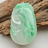 派瑞翡翠 翡翠挂件 糯冰种 飘翠 商品缩略图0