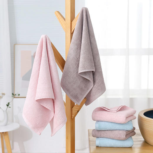 日式无印纯色竹纤维毛巾34X70cm A-4573 商品图2