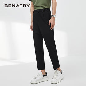 贝纳川男士直筒宽松弹力韩版潮裤ECY232103402
