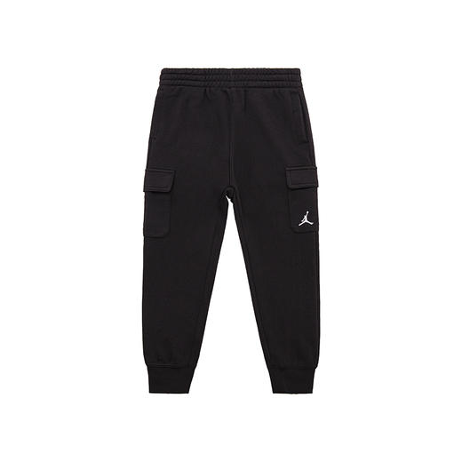 乔丹童衣童装春新男儿童运动针织毛线圈工装长裤JD2212101 商品图0