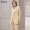 黄色气质西装套装女2022春秋时尚商务职业正装设计感小众西服外套 商品缩略图2