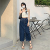 【限时折扣】春夏牛仔半身裙a字开叉（浅蓝/深蓝）XS-XL（非质量问题不退不换） 商品缩略图4