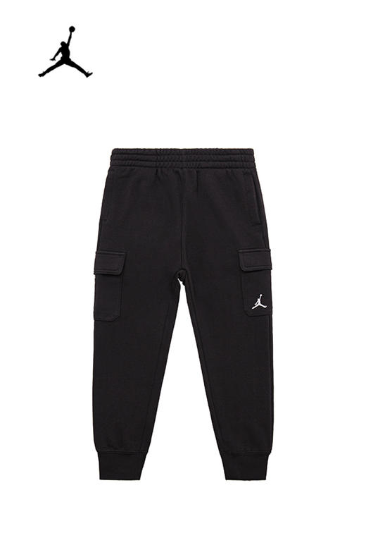 乔丹童衣童装春新男儿童运动针织毛线圈工装长裤JD2212101 商品图1