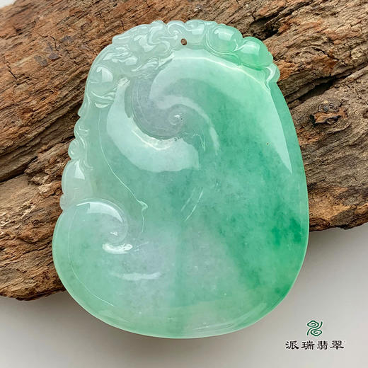 派瑞翡翠 翡翠挂件 糯冰种 飘翠 商品图1